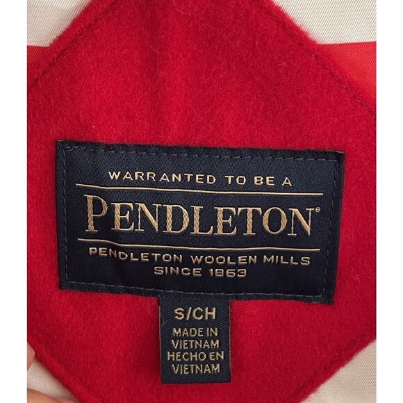 Pendleton Womens Cascade Wool Jacket Coat Red Size Small NWOT Zipper Snaps - Picture 8 of 11
